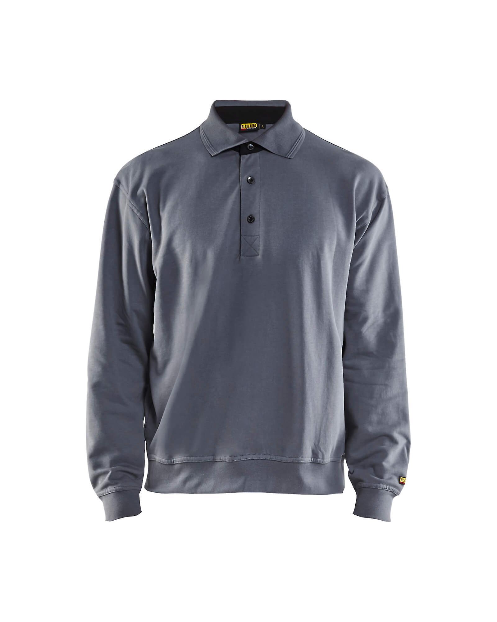 Blaklader 3370 workwear collar sweatshirt - mens (33701158) Grey Xxl