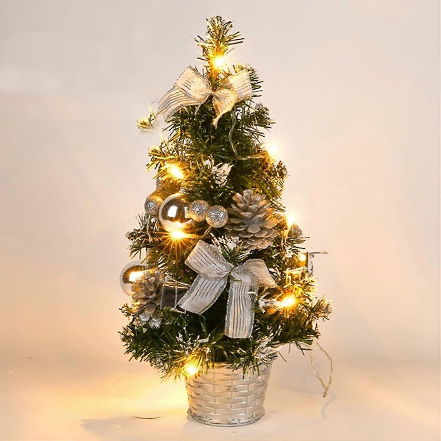 Taiyuan 40cm mini Christmas tree with 30 LED lights, table lamp, battery powered lighting, LED Christmas tree