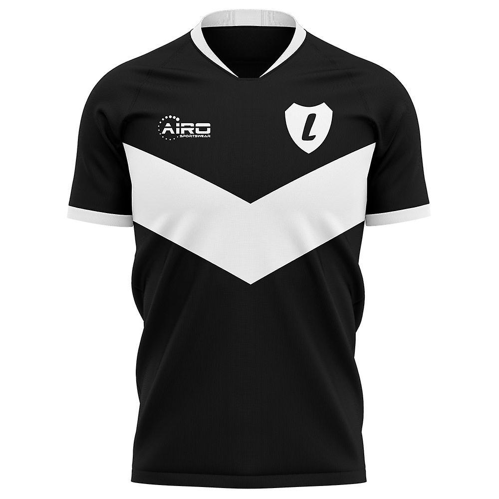 Airo Sportswear 2024-2025 Lugano Home Concept Football Shirt Black M