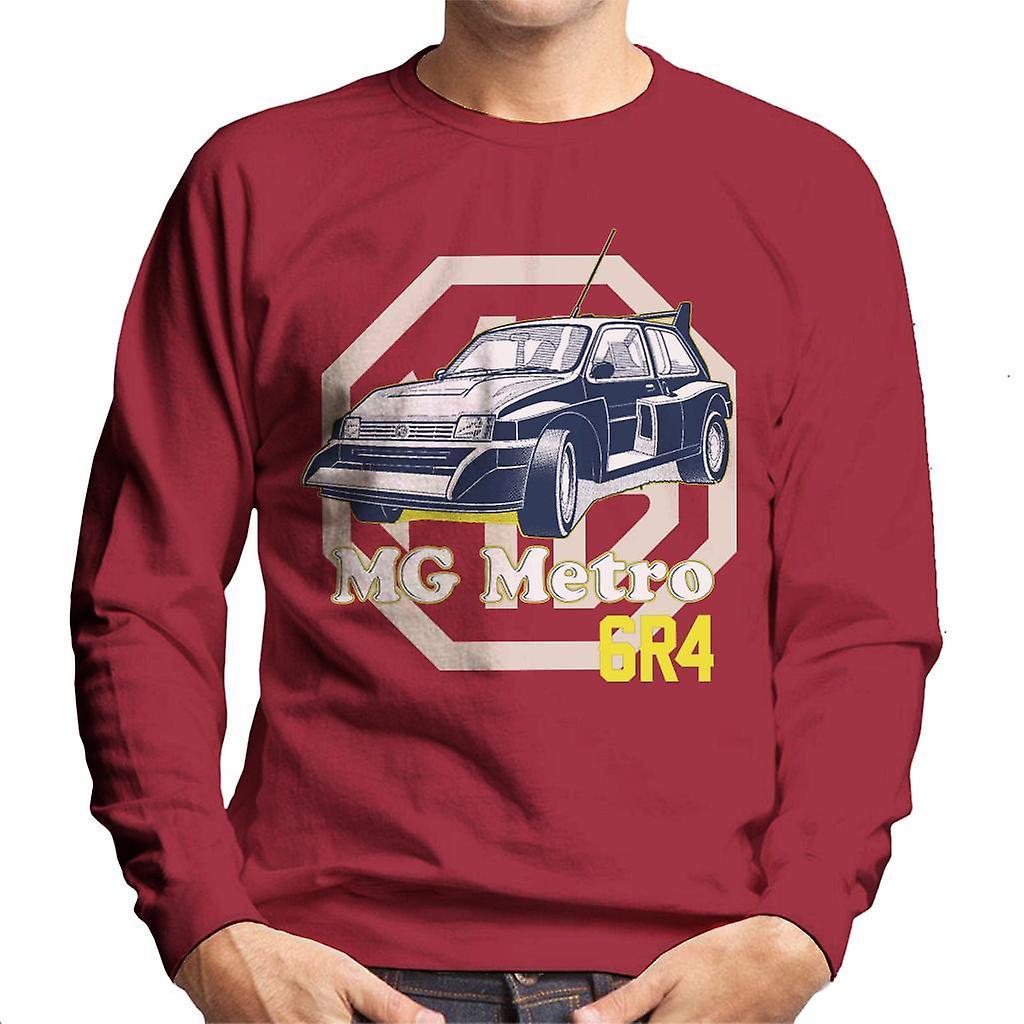 MG Metro 6R4 British Motor Heritage Men's Sweatshirt Cherry Red Small