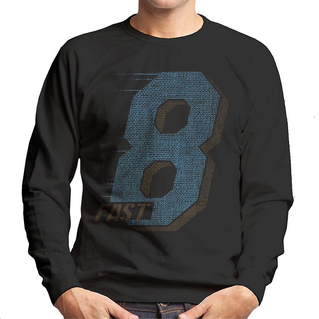 Fast & Furious Fast and Furious Fast 8 Large Icon Men's Sweatshirt Black X-Large