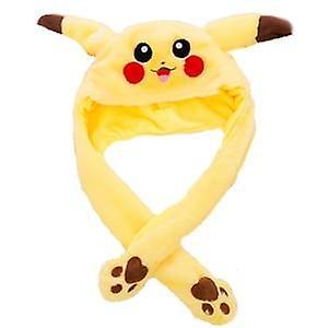 Slowmoose Moving Ears, Cute Cartoon Toy - Rabbit Hat / Cap PiKachu