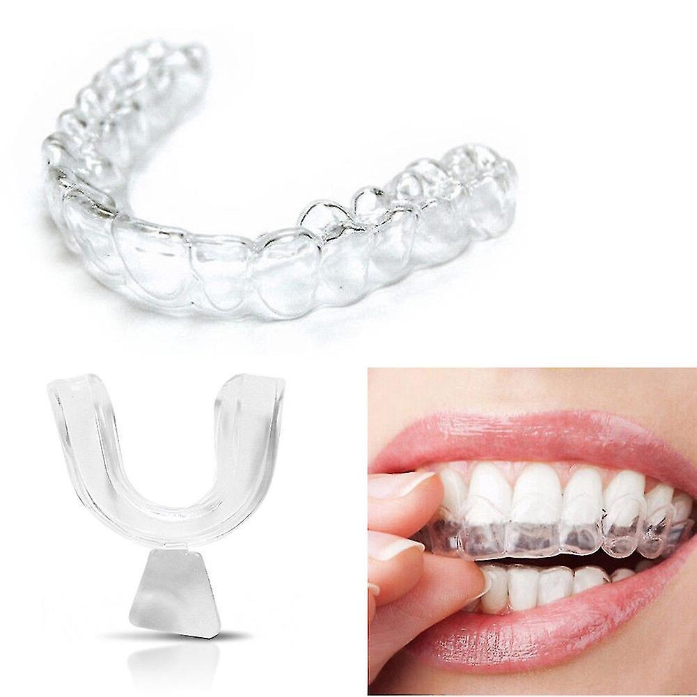 Fancychuu Pack Of 4 Teeth Whitening Trays, Thermoformed Gum Guards Without Gel Bleach