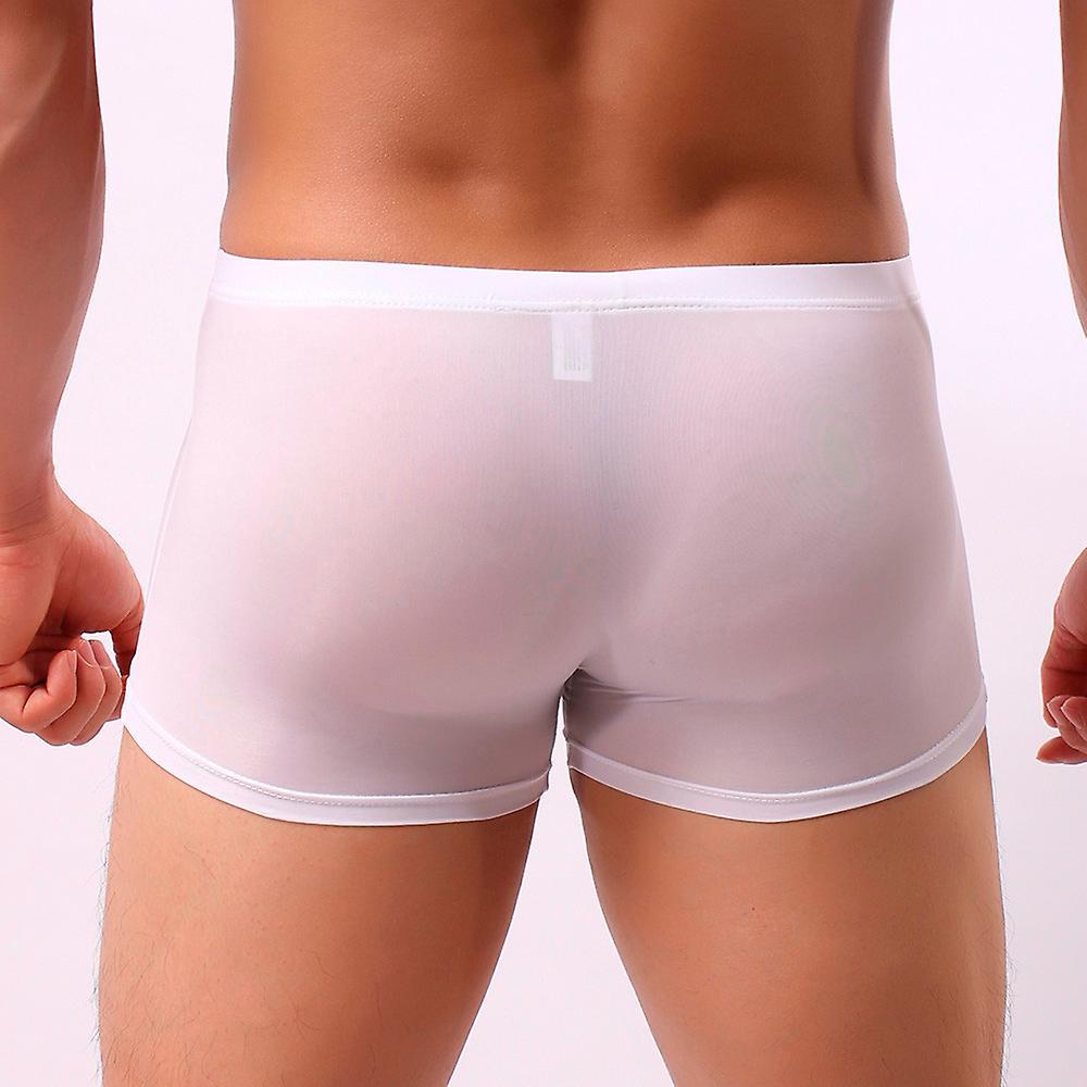 Gaoguang Sexy Mens Elephant Bulge Briefs Underwear Pouch T Lingerie Underpants Shorts White M