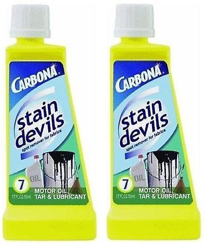 Carbona Stain Devils Motor Oil, Tar, and Lubricant Stain Remover 2 Bottle Pack