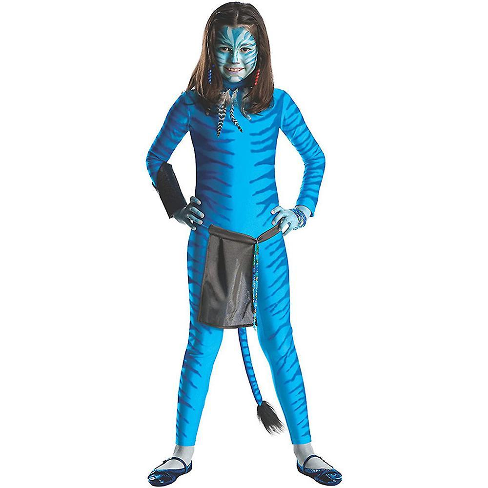 Eocici 3-14 Years Kids Teens Boys Girls Neytiri Te Ckaha Mo'atite Avatar Cosplay Costume Jumpsuit Halloween Christmas Gifts 5-7 Years