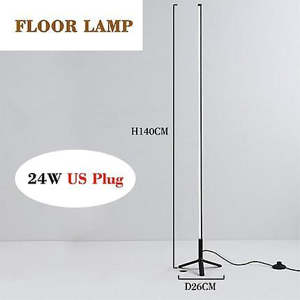 Slowmoose Modern Led Floor Lamp -simple Colorful Rgb Light Warm White floor lamp US Plug