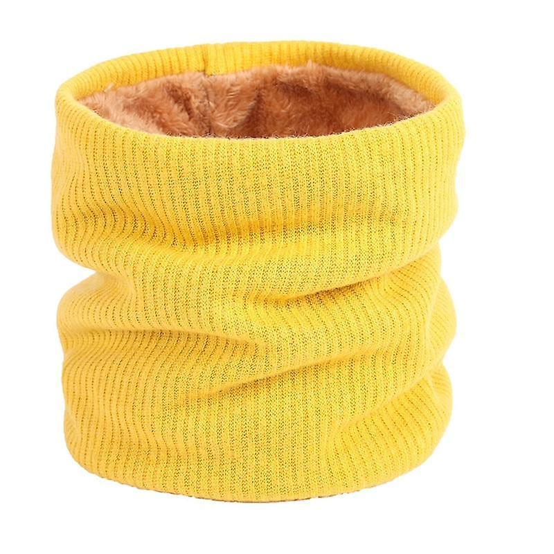 Slowmoose Winter / Neck Warmer Cotton Scarf yellow-200006156