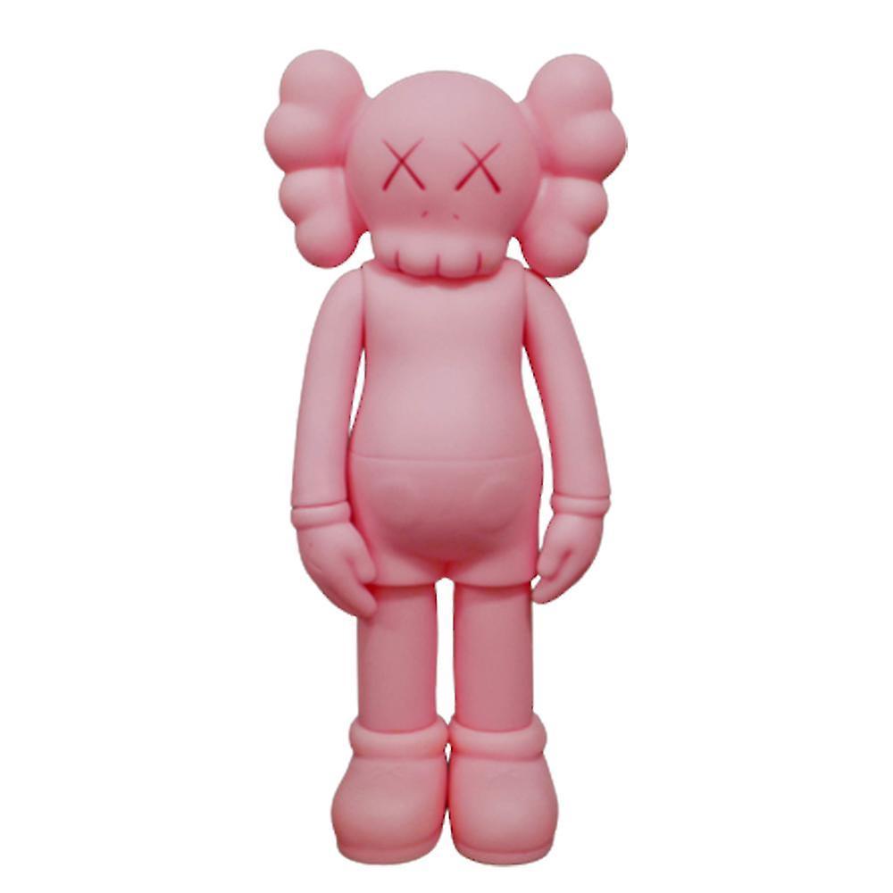 Lequeen Kaws Figures Toy Minifigures Collectible Model Doll Toys Table Decoration Shelf Ornaments Gift Pink