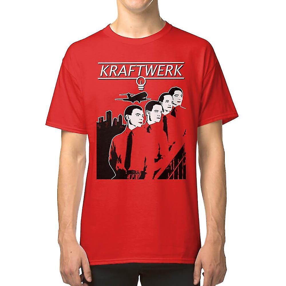 Gildan Kraftwerk - Stencil T-shirt Red L