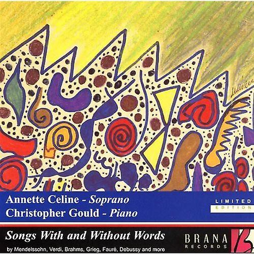 Brana Records Annette Celine - Songs with & Without Words  [COMPACT DISCS] USA import