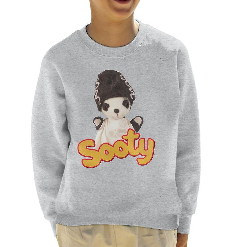 Sooty Halloween Spooky Soo Kid's Sweatshirt Heather Grey Medium (7-8 yrs)