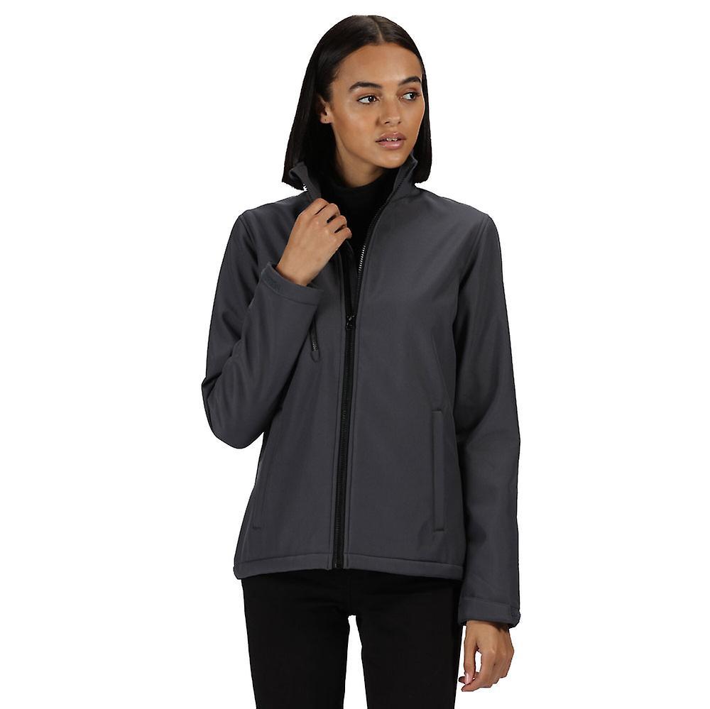 Regatta Womens Ablaze 3 Layer Softshell Jacket Black(Black) 20 - Bust 45" (114cm)