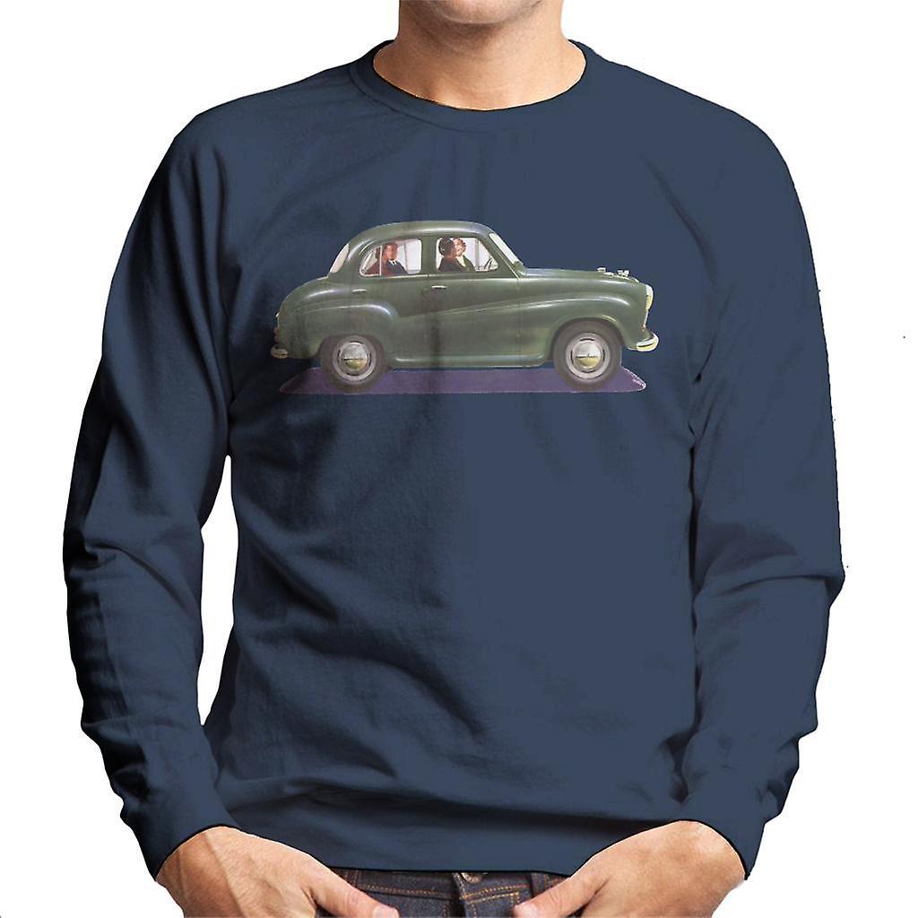 Austin A35 Green British Motor Heritage Men's Sweatshirt Navy Blue XX-Large