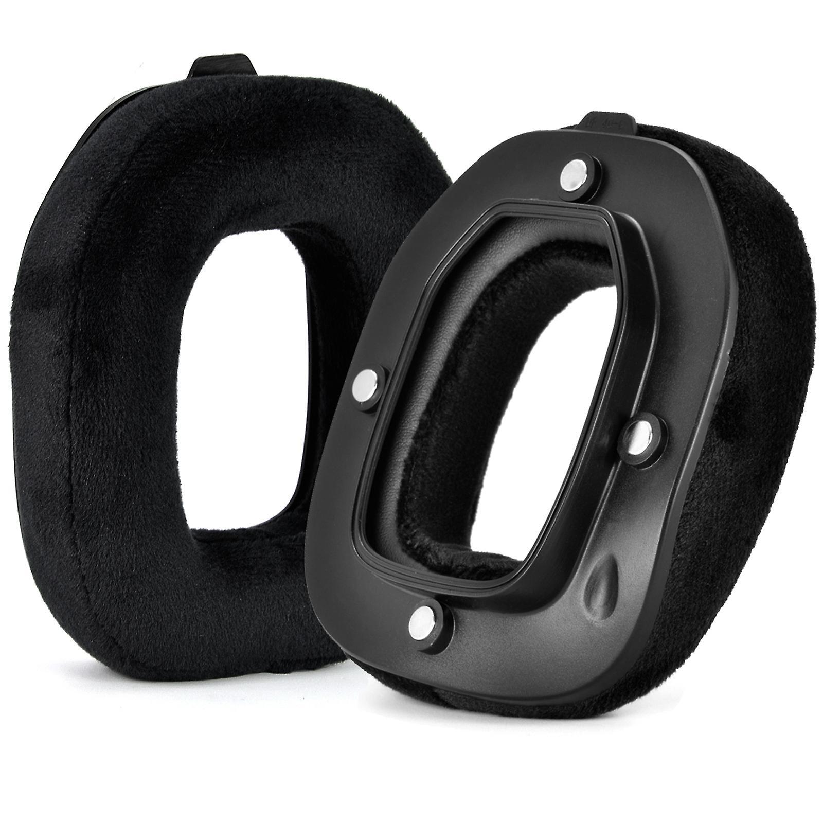 unbrand 1Pair Earpads Replacement for Astro A40TR Headphone Sleeves Accessories Flannel