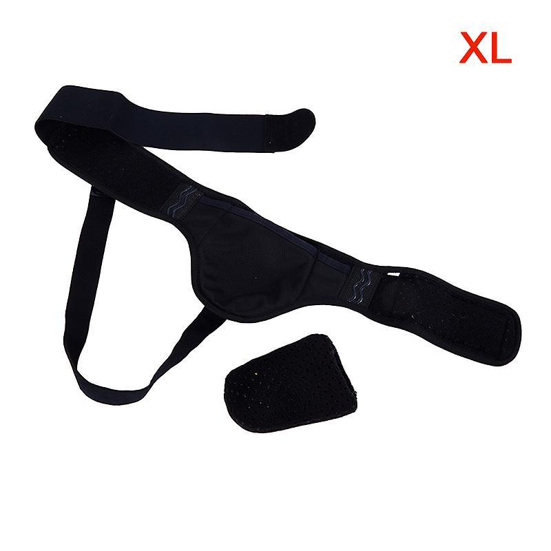 Unbrand Hernia Belt Truss For Inguinal Sports Hernia Support Pain Relief Recovery Black XL