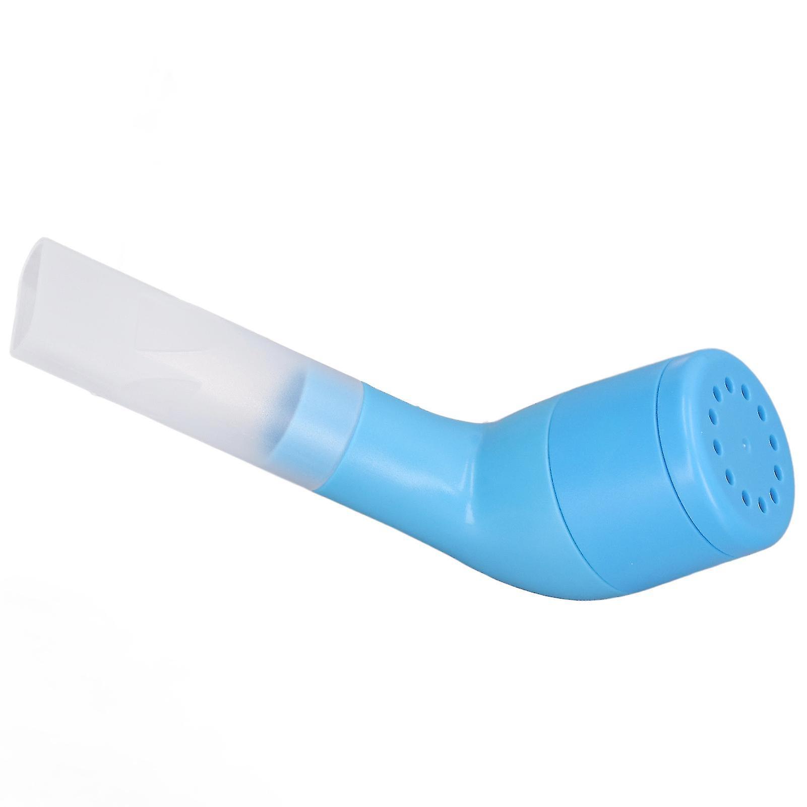 Mucus Removal Device Handheld Lung Mucus Relief Device with Hole Adjustment and Expiratory Exercise - HT 02 Royalblue