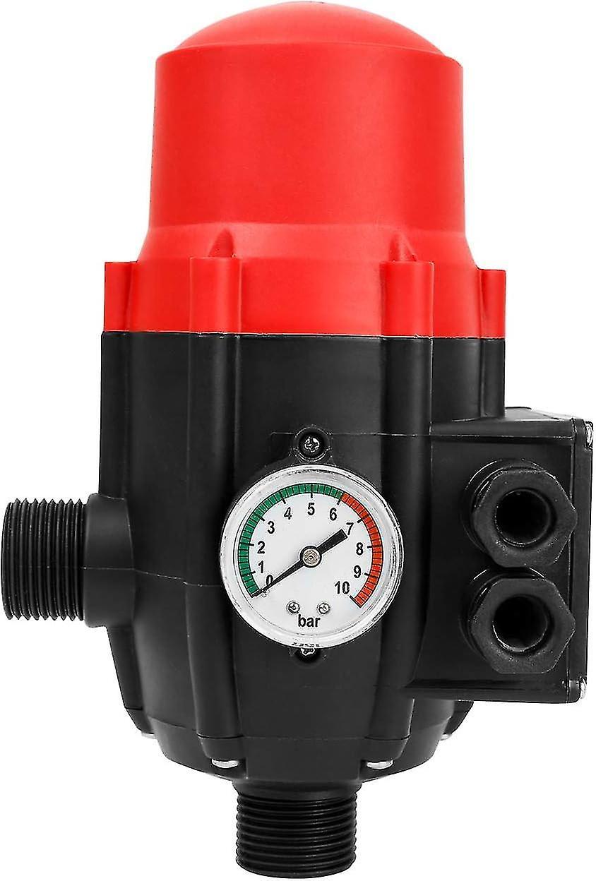 Mintian Water Pump Pressure Switch 10bar, Electric Pressure Switch, Auto On/Off, Auto On/Off, RedInterface: G1