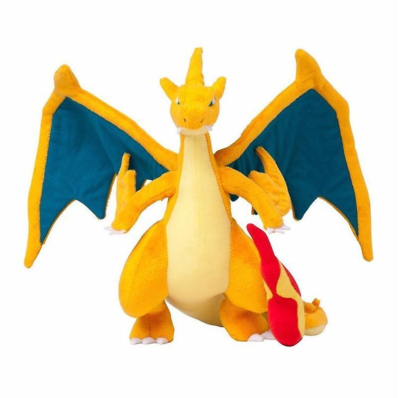 Scvvd 10" Mega Charizard Plush Toys Mega Evolution X & Y Charizard Plush Toy Doll Soft Stuffed Animals Toy Mega Y Charizard