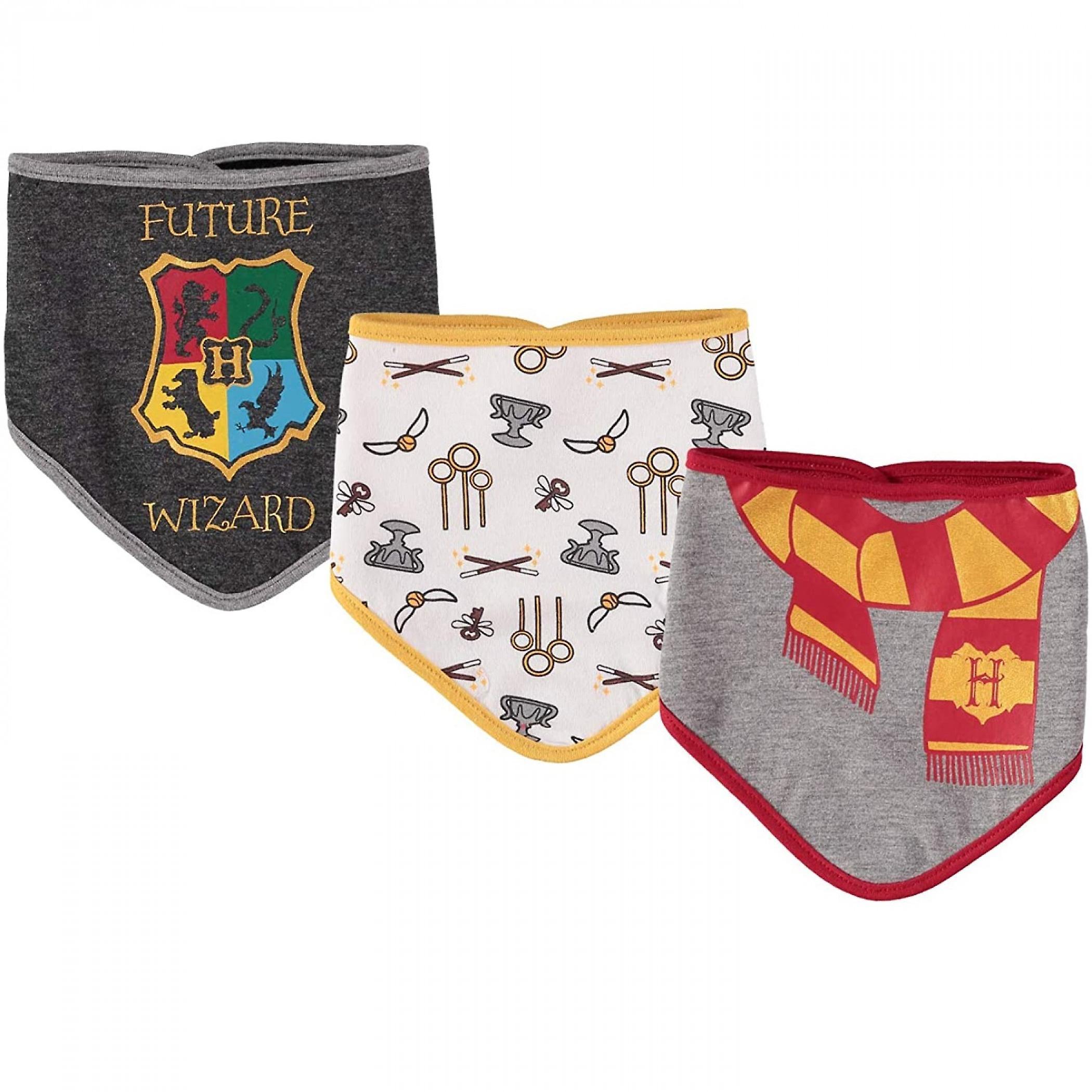 Movies Harry Potter Bandana Bib 3 Pack Multi-Color