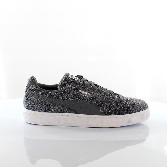 Puma Suede Elemental Womens Trainers Lace Up Shoes Grey Leather 361112 01 UK 6/US 8.5/EU 39