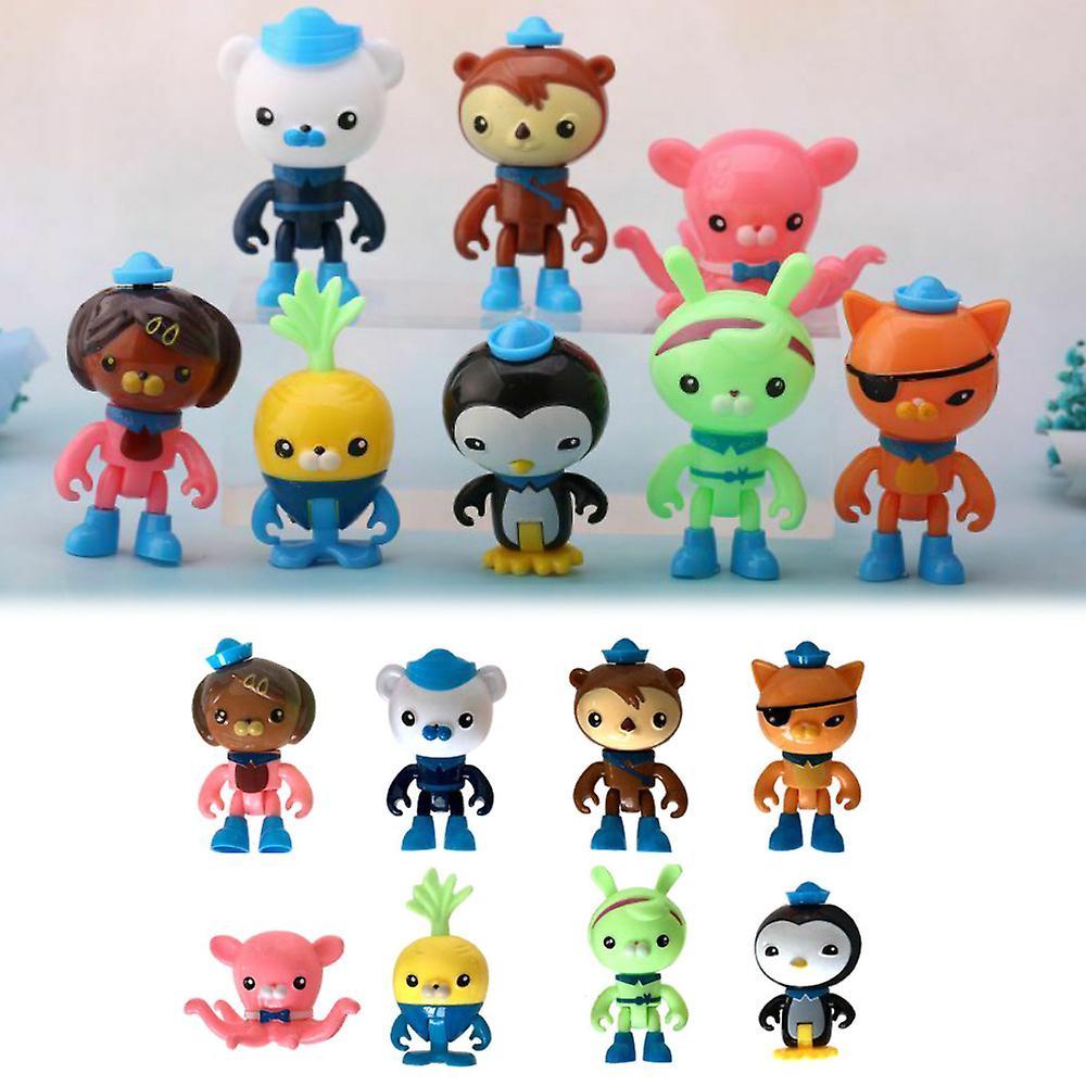 Besser 8 Pcs Set The Octonauts Figures Octo Crew Pack Action Figure Doll Toys