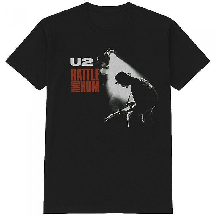 U2 Unisex Adult Rattle & Hum Cotton T-Shirt Black L