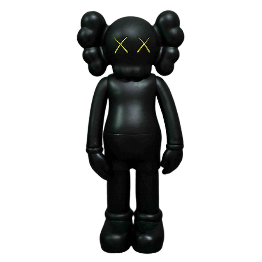 Lequeen Kaws Figures Toy Minifigures Collectible Model Doll Toys Table Decoration Shelf Ornaments Gift Black