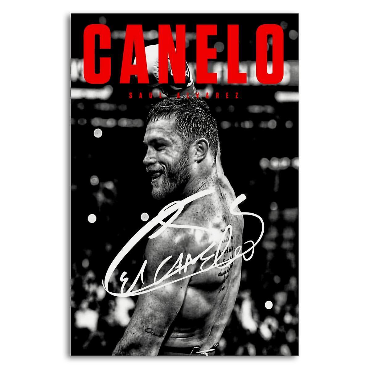 Gamurry Boxer Canelo Alvarez poster (1) Wall Art Decor Print Picture Paintings for Living Room Bedroom Decoration Unframed No Frame 60x90cm(24x36in)