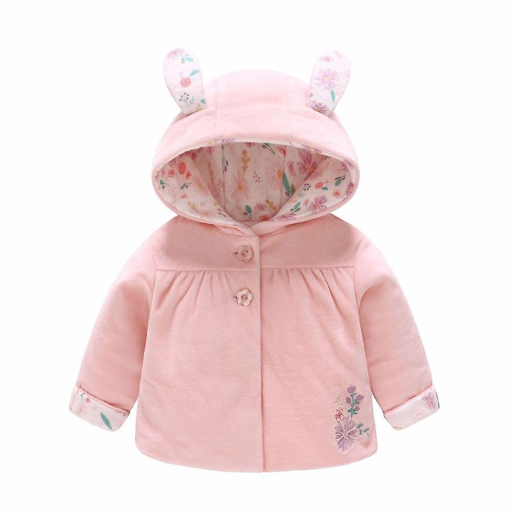 Slowmoose Baby Coat Autumn, Winter Outerwear Pink 9M