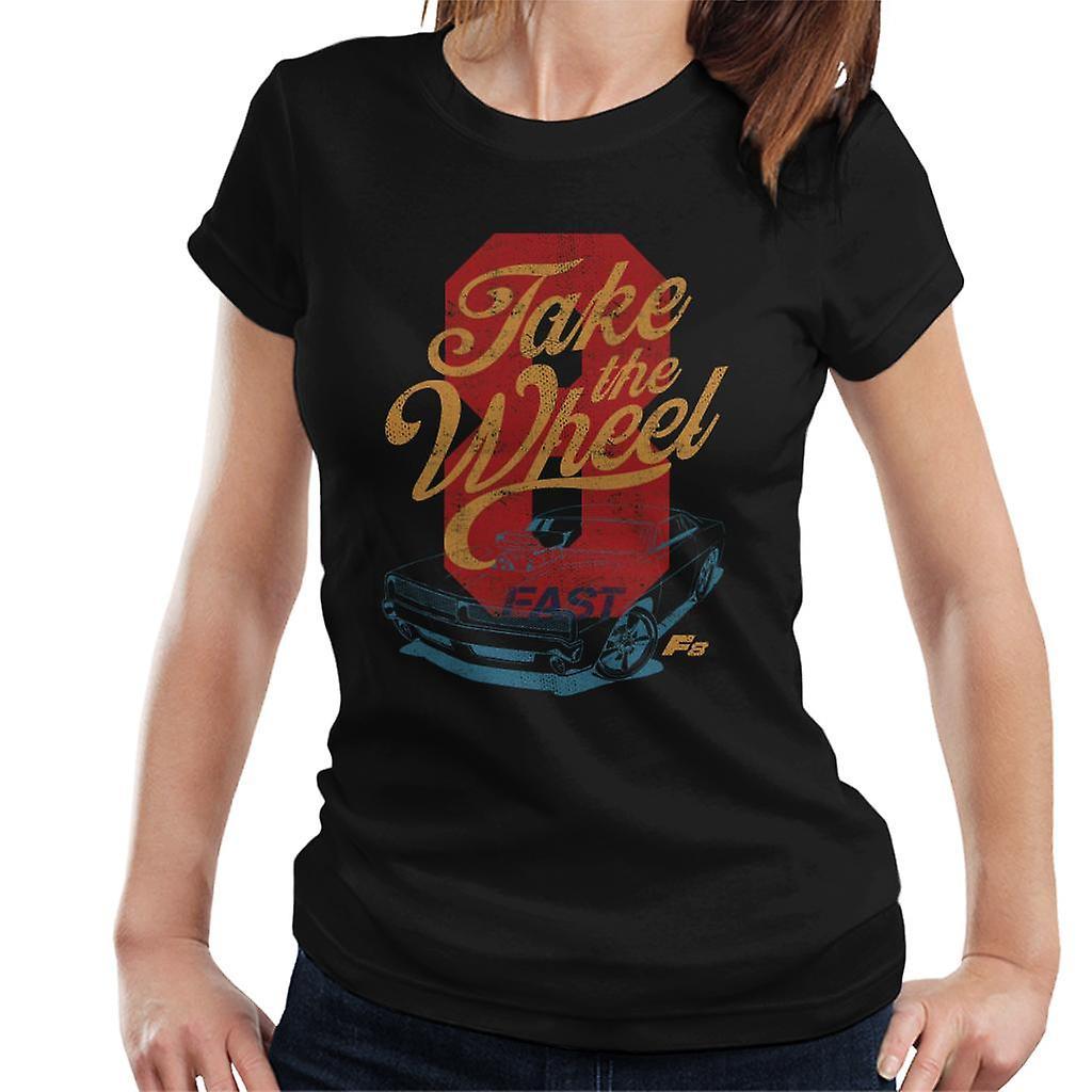 Fast & Furious Fast and Furious 8 Take The Wheel Women's T-Shirt Black Medium