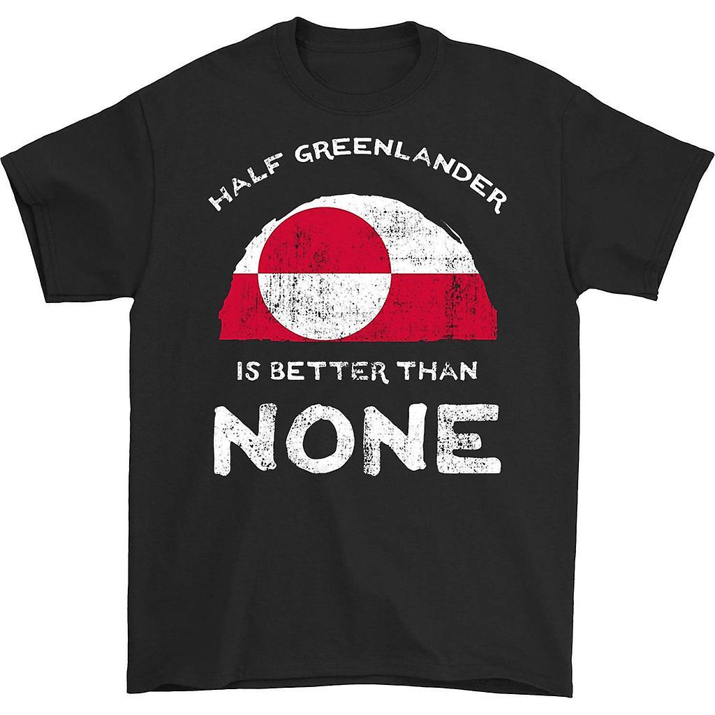 HISHARK Half greenlander is better than none t-shirt Black M