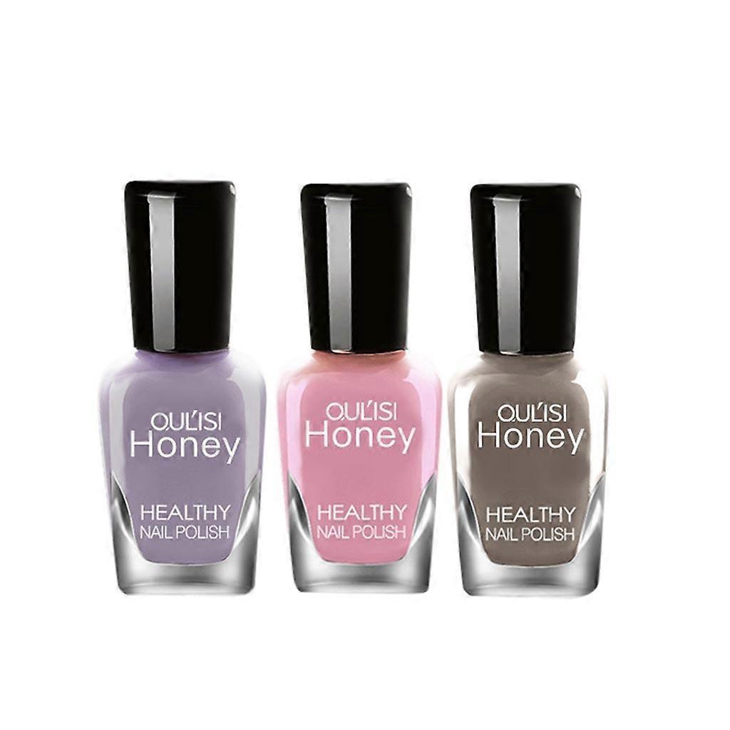 Flye Peel Off Nail Polish 3 Pcs Water-based Peelable And Tearable Nail Polish 24ml Multicolor