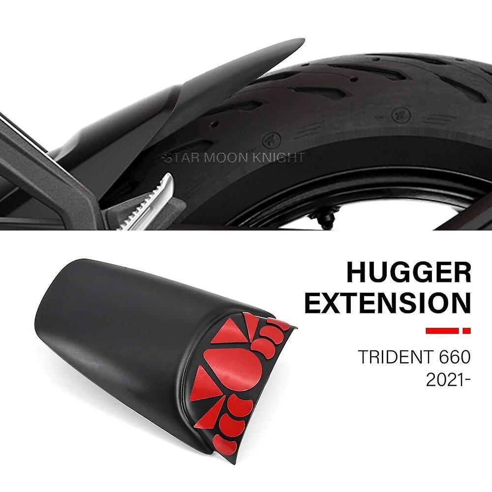 Scitoo Motorcycle Accessories Rear Fender Mudguard Extender Hugger Extension Refit For Trident 660 Trident660 2021 2022 -