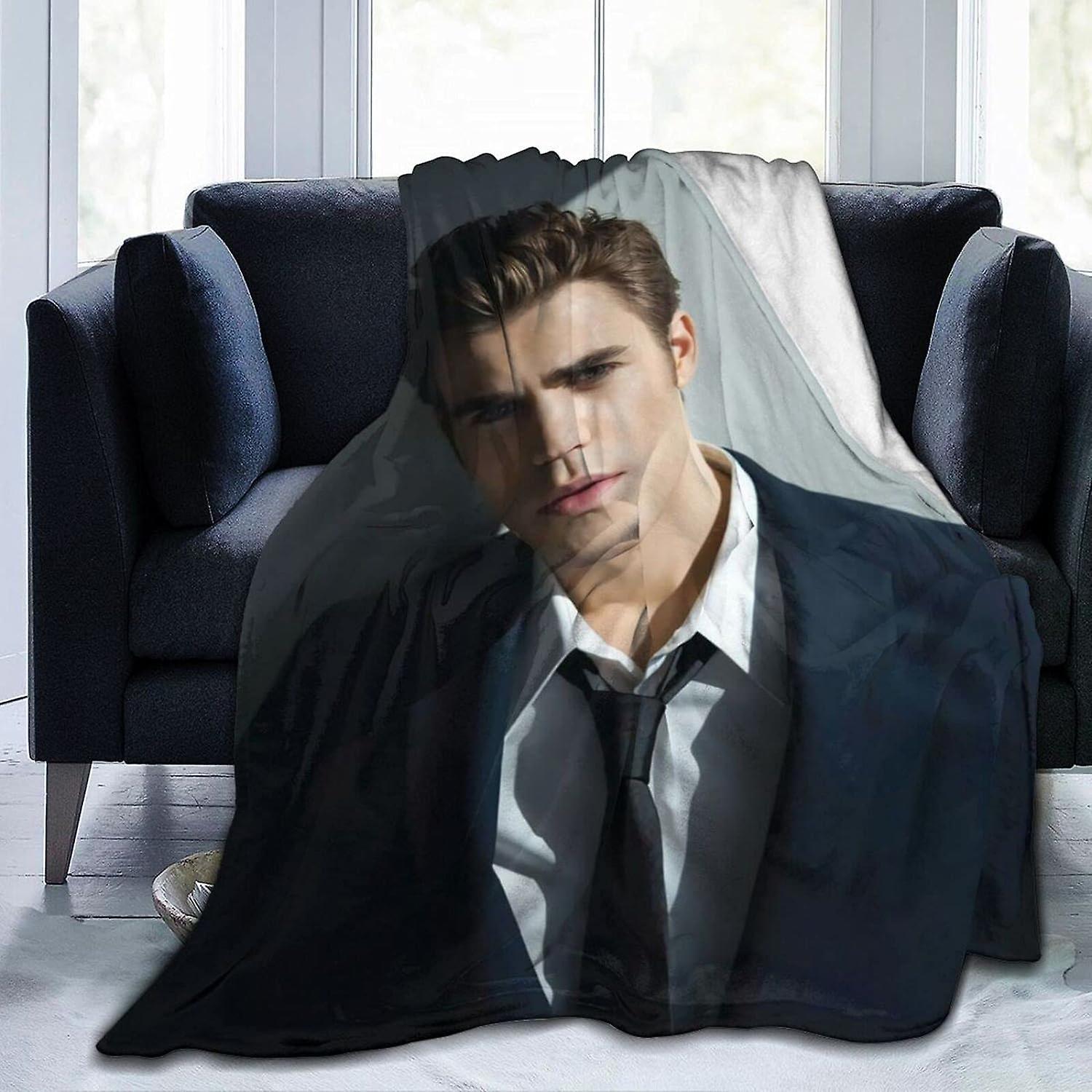 Kerota Throw Blanket Stefan Salvatore Ultra Soft air Conditioning Bed Blankets Cozy Flannel Blankets for Couch Bed Living Room for All Seasons 80x6...