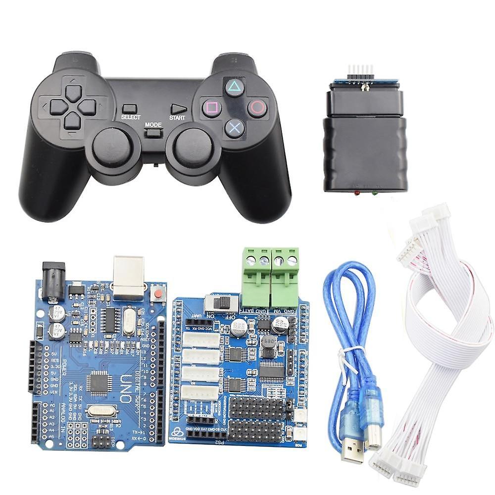 Slowmoose Ps2 Handle Wireless Controller For Smart Mecanum Wheel Robot Car And Robotic Package 2