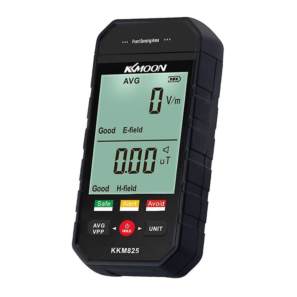 KKmoon kkm825 Handheld Portable Electromagnetic Radiation Tester Large LCD Screen Display Electric F