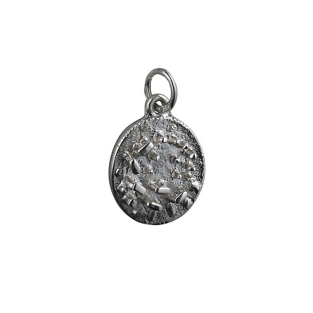 British Jewellery Workshops Silver 16x14mm Stonehenge Pendant or Charm