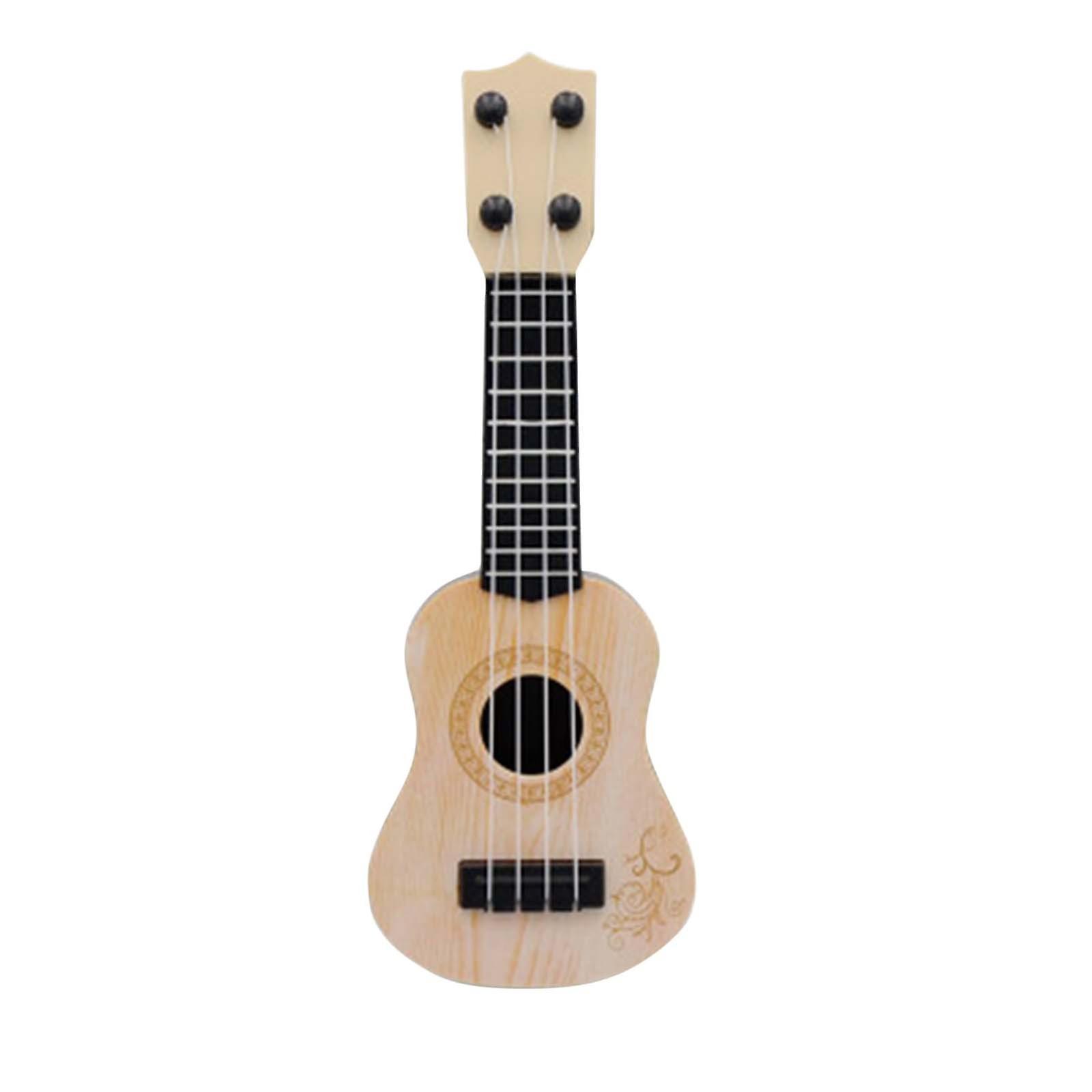 Taishh Children's Toy Ukulele Guitar Musical Instrument Suitable For Children Beige