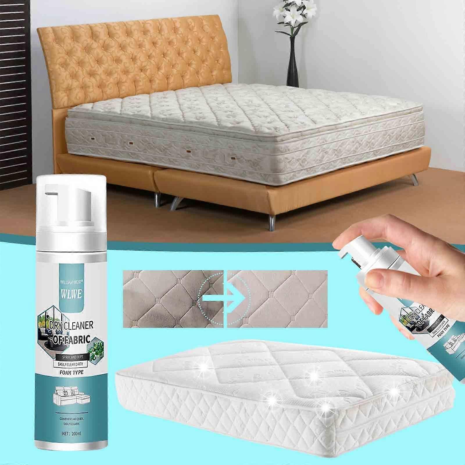 Kakanwo Detergent Fabric Sofa Cleaning Artifact Foam Mattress Decontamination-Free Washable Carpet Dry Cleaner Stubborn Stain Cleaner200Ml White