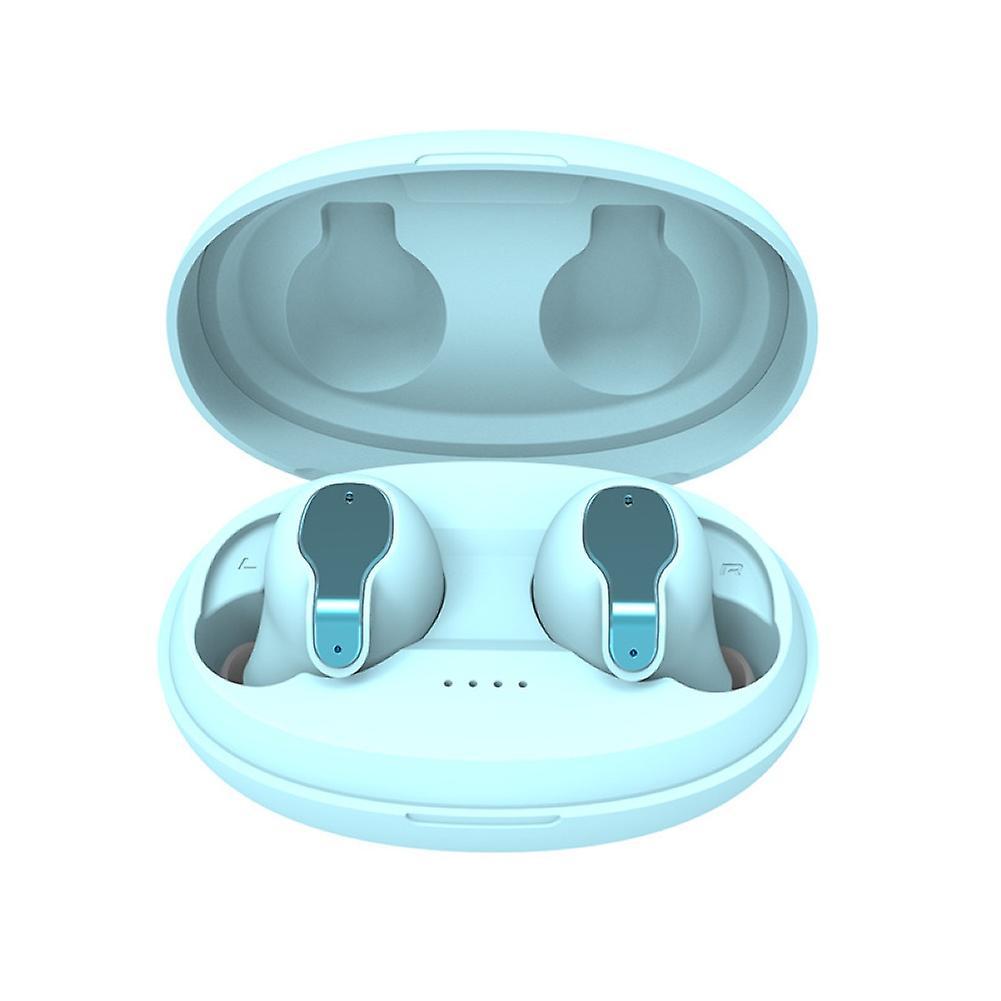 Fairnull XY-5 Bluetooth-compatible 5.0HiFi Stereo Wireless Earphones Earbuds with Charging Box Blue