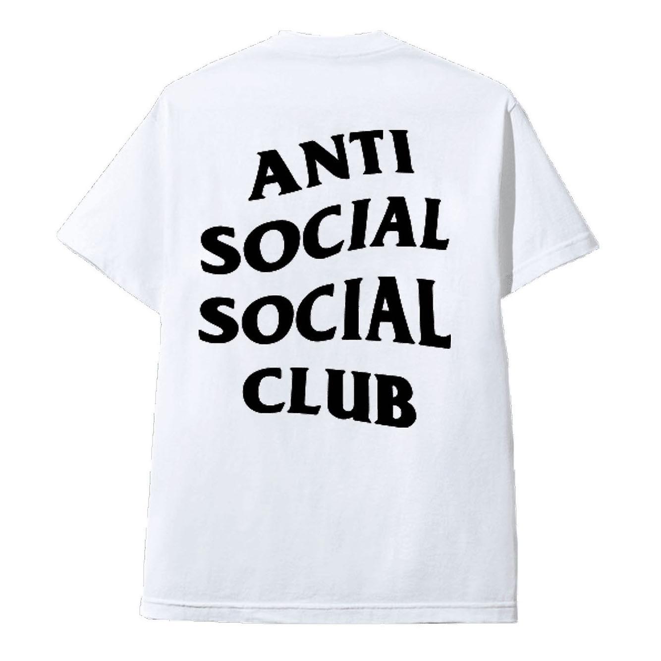 RockShark Anti Social Social Club T-Shirt White S