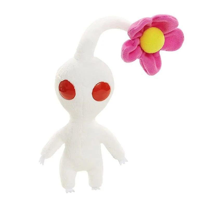 Aintier Game Pikmin All Star Plush Toy Stuffed Animal Ice Winged Flower Bud Leaf Olimar Bulborb Chappy Soft Doll Plushie Figure Kid Gift 15cm White...