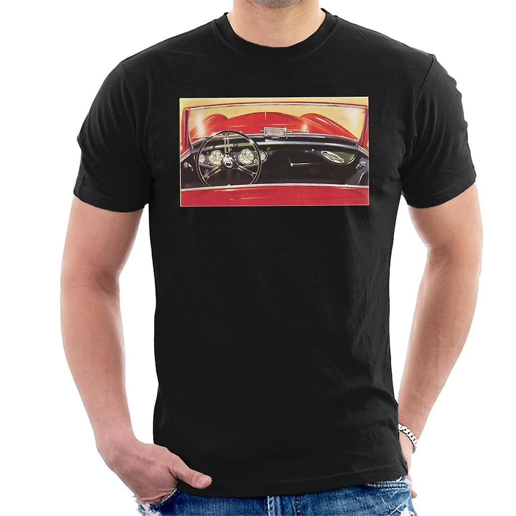 Austin Healey Drivers Seat British Motor Heritage Men's T-Shirt Black Medium