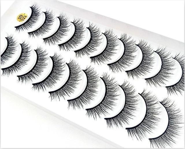 Slowmoose 3d Faux Mink Natural Thick Long False Eyelashes 123