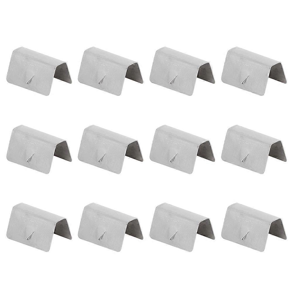 Aespa 12Pcs Car Wind Rain Deflector Channel Stainless Steel Fixing Retaining Clips Fit for HEKO G3