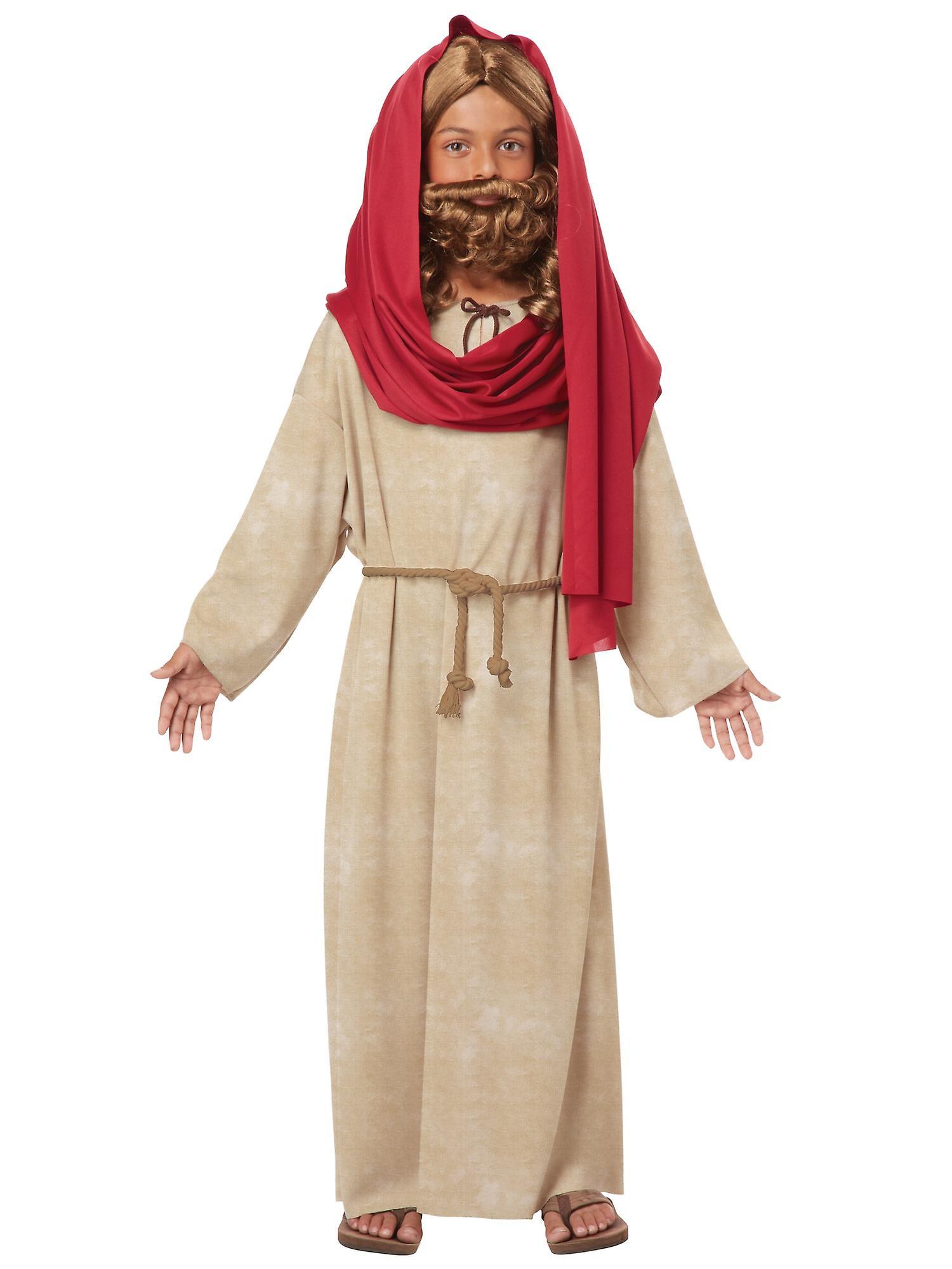 California Costume Collections Jesus Christ Biblical Religious Christmas Good Friday Easter Boys Costume Beige X-Large (12-14)