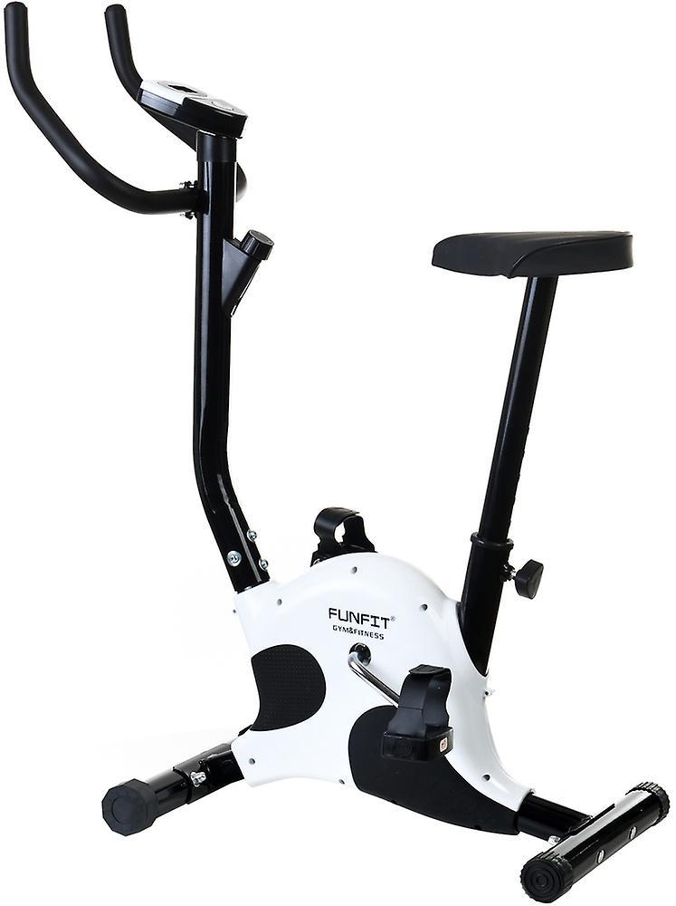 Viking Choice Exercise bike bike - mechanical - training computer - up to 120 kg White/Black Mechanische hometrainer