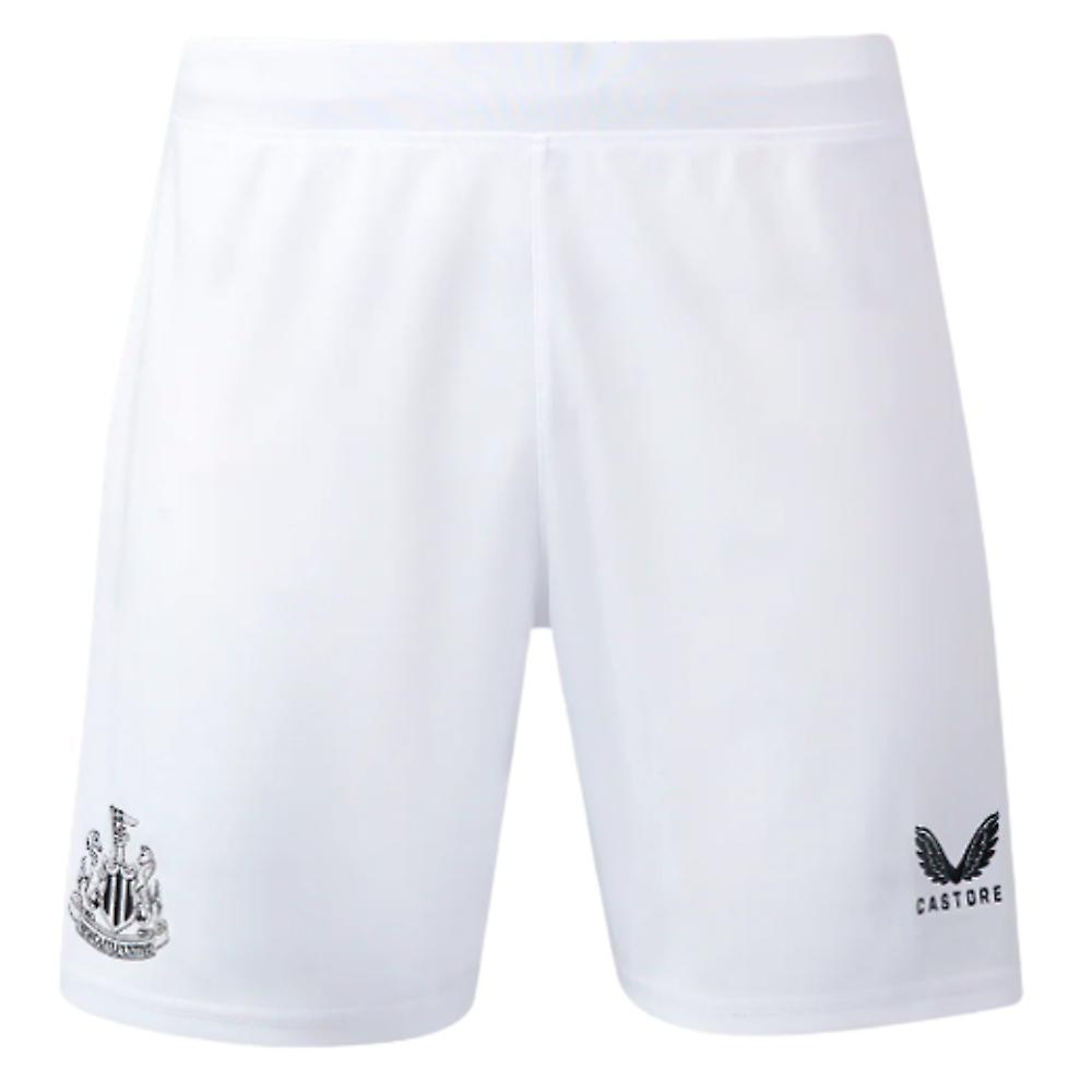 Castore 2023-2024 Newcastle Away Shorts (White) Large Adults