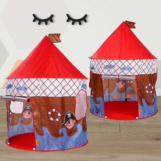 Slowmoose Kids Play Tent Ball - Portable Princess Castle Toy Red Island